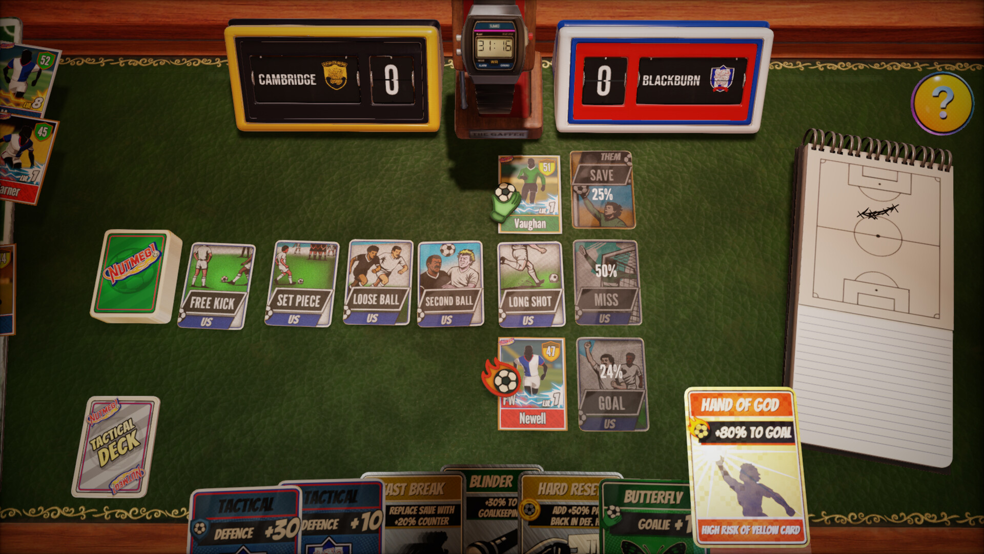 NUTMEG A Nostalgic Deckbuilding Football Manager-TENOKE Download 